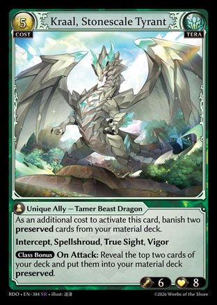 Kraal, Stonescale Tyrant (384) - Radiant Origins