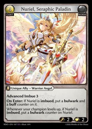 Nuriel, Seraphic Paladin (107) - Radiant Origins Foil