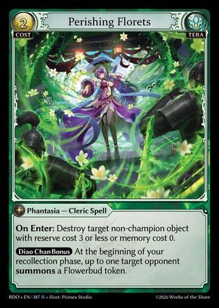 Perishing Florets (387) - Radiant Origins Foil