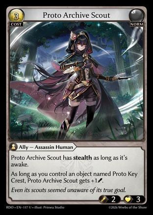 Proto Archive Scout (117) - Radiant Origins Foil