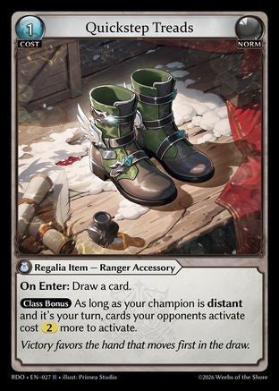 Quickstep Treads (027) - Radiant Origins Foil
