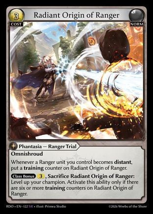 Radiant Origin of Ranger (122) - Radiant Origins Foil