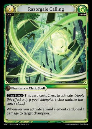 Razorgale Calling (273) - Radiant Origins