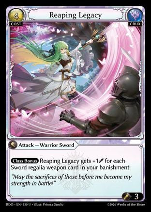 Reaping Legacy (330) - Radiant Origins Foil