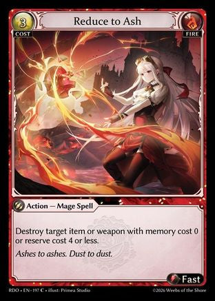 Reduce to Ash (197) - Radiant Origins
