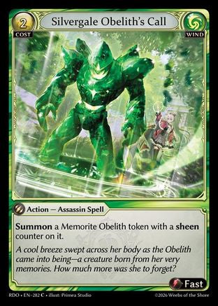 Silvergale Obelith's Call (282) - Radiant Origins Foil