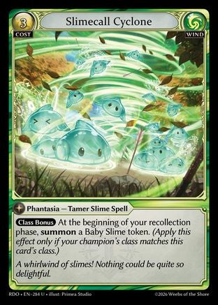 Slimecall Cyclone (284) - Radiant Origins Foil