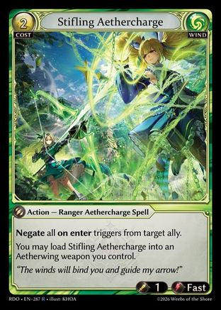 Stifling Aethercharge (287) - Radiant Origins Foil