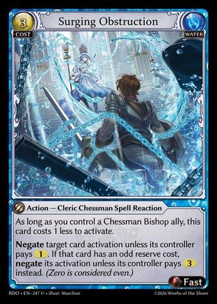 Surging Obstruction (247) - Radiant Origins Foil