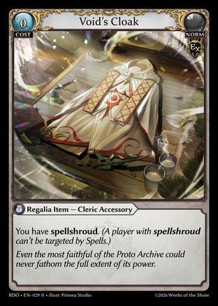 Void's Cloak (029) - Radiant Origins Foil