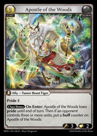 Apostle of the Woods (Curio Foil) (046) - Radiant Origins Foil