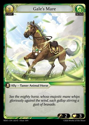 Gale's Mare (Curio Foil) (265) - Radiant Origins Foil