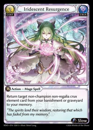 Iridescent Resurgence (Curio Foil) (328) - Radiant Origins Foil