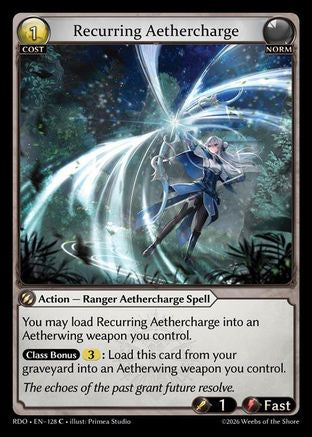 Recurring Aethercharge (Curio Foil) (128) - Radiant Origins Foil