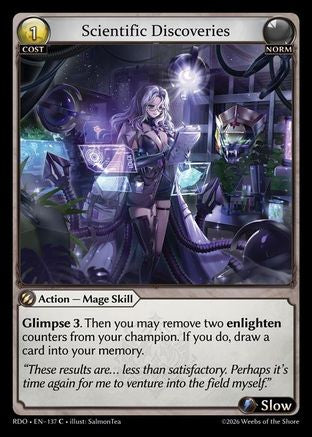 Scientific Discoveries (Curio Foil) (137) - Radiant Origins Foil