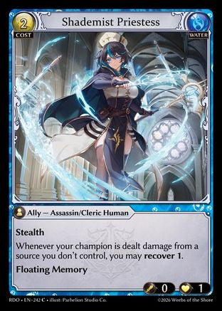 Shademist Priestess (Curio Foil) (242) - Radiant Origins Foil