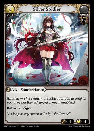 Silver Soldier (Curio Foil) (142) - Radiant Origins Foil
