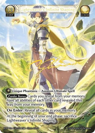 Lightweaver's Infinite Shaping (CSR) (354) - Radiant Origins Foil