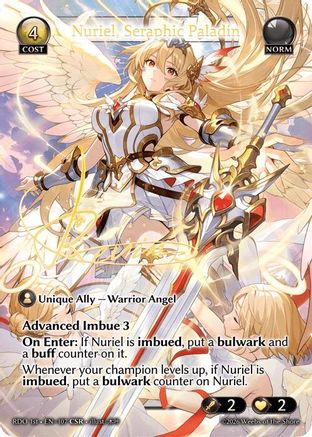 Nuriel, Seraphic Paladin (CSR) (107) - Radiant Origins Foil