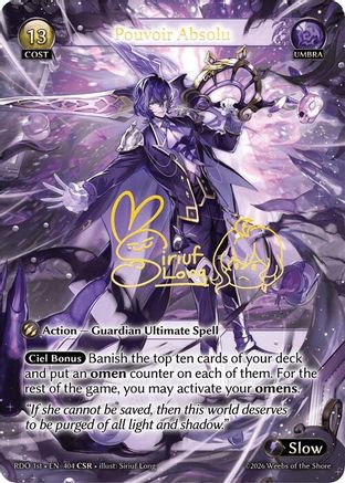 Pouvoir Absolu (CSR) (404) - Radiant Origins Foil