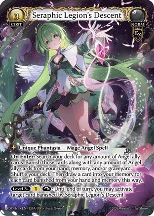 Seraphic Legion's Descent (139A) (139A) - Radiant Origins Foil