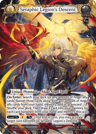 Seraphic Legion's Descent (139B) (139B) - Radiant Origins Foil