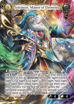 Solomon, Master of Elements (148) - Radiant Origins