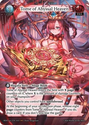 Tome of Abyssal Heaven (35) - Radiant Origins Foil