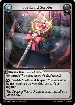 Spellward Scepter (018) - Radiant Origins Foil