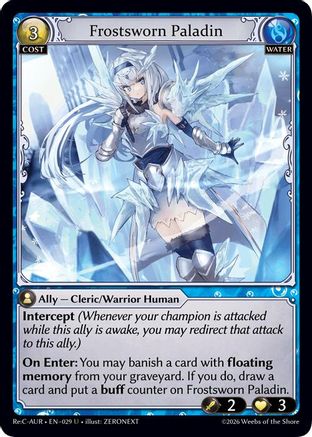 Frostsworn Paladin (029) - Mordred Re Collection Aurelian Regent