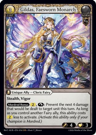 Gildas, Faesworn Monarch (016) - Mordred Re Collection Aurelian Regent