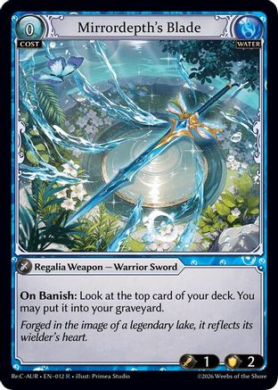 Mirrordepth's Blade (012) - Mordred Re Collection Aurelian Regent