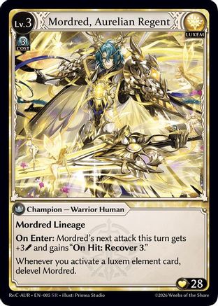 Mordred, Aurelian Regent (005) - Mordred Re Collection Aurelian Regent