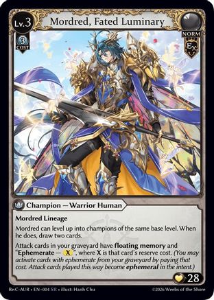 Mordred, Fated Luminary (004) - Mordred Re Collection Aurelian Regent
