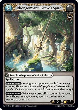 Rhongomiant, Grove's Spire (008) - Mordred Re Collection Aurelian Regent