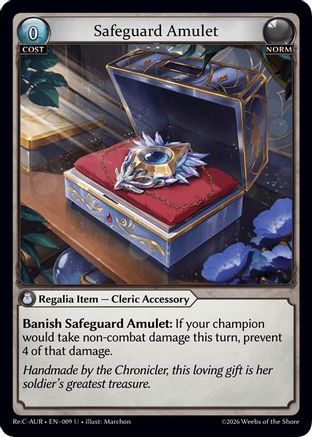 Safeguard Amulet (009) - Mordred Re Collection Aurelian Regent