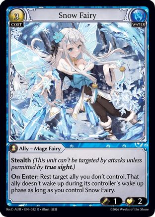 Snow Fairy (032) - Mordred Re Collection Aurelian Regent