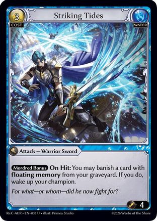 Striking Tides (033) - Mordred Re Collection Aurelian Regent