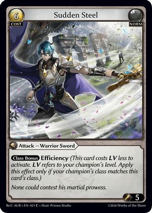 Sudden Steel (021) - Mordred Re Collection Aurelian Regent