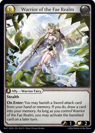 Warrior of the Fae Realm (024) - Mordred Re Collection Aurelian Regent
