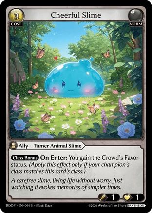 Cheerful Slime (004) - Radiant Origins Pantheon