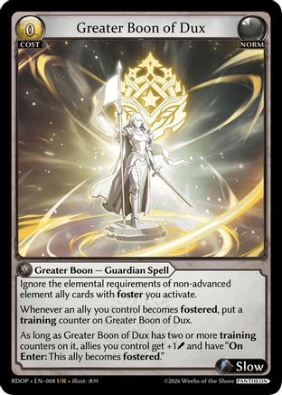 Greater Boon of Dux (008) - Radiant Origins Pantheon