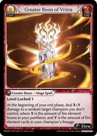 Greater Boon of Vritra (014) - Radiant Origins Pantheon