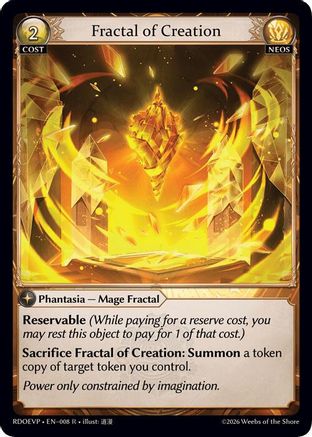 Fractal of Creation (008) - Radiant Origins Event Pack Foil