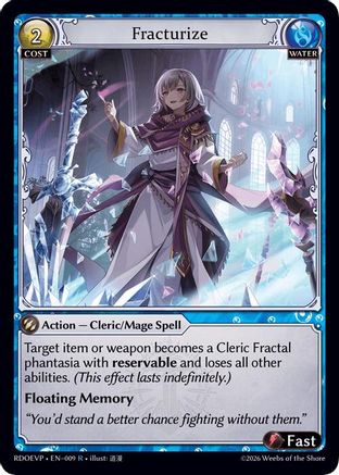 Fracturize (009) - Radiant Origins Event Pack