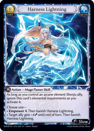 Harness Lightning (024) - Radiant Origins Event Pack Foil