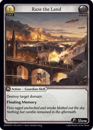Raze the Land (014) - Radiant Origins Event Pack