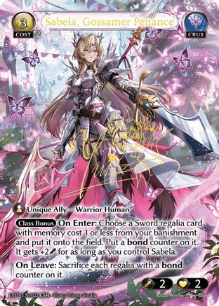 Sabela, Gossamer Penance (022) - Radiant Origins Event Pack Foil
