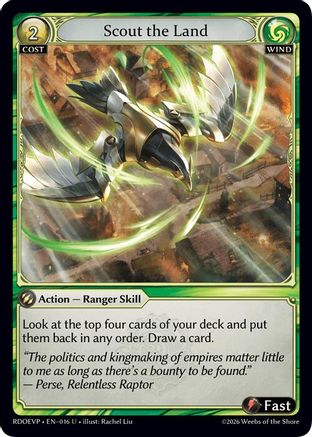 Scout the Land (016) - Radiant Origins Event Pack Foil