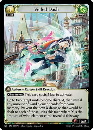 Veiled Dash (139) - Promotional Cards Foil